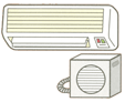 Ar-condicionados (interno, exteno)