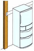 Asegure los refrigeradores