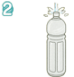 Enjuáguelas con agua