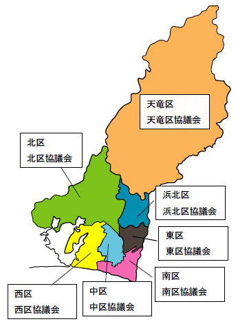 各区協議会配置図