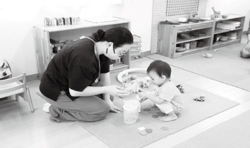 子育て支援ひろばでの一時預かり